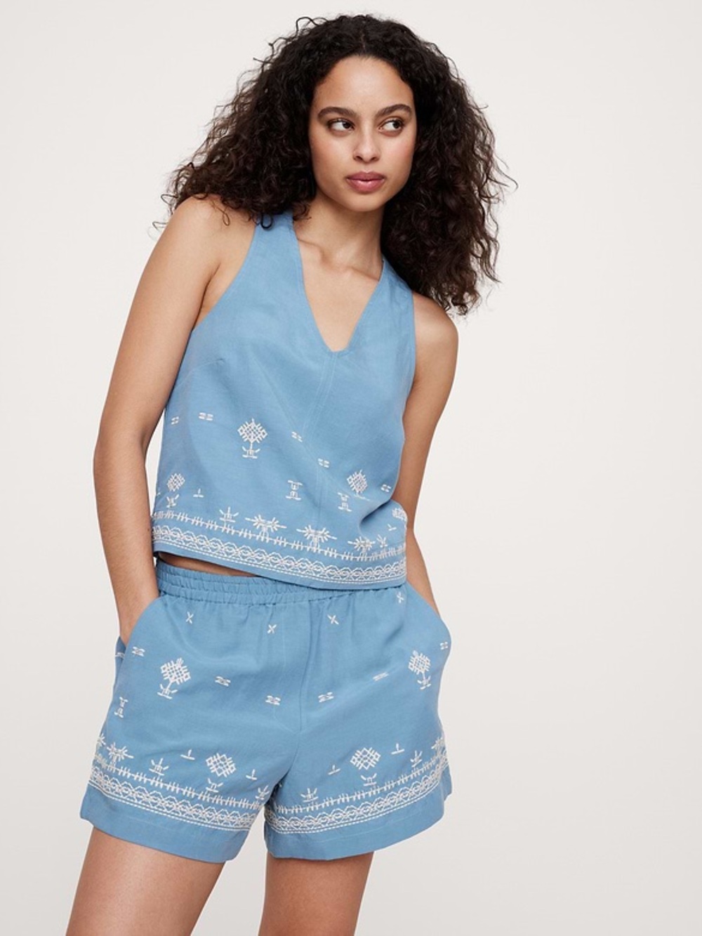 Banana Republic Short (Large) and Top (XL) set